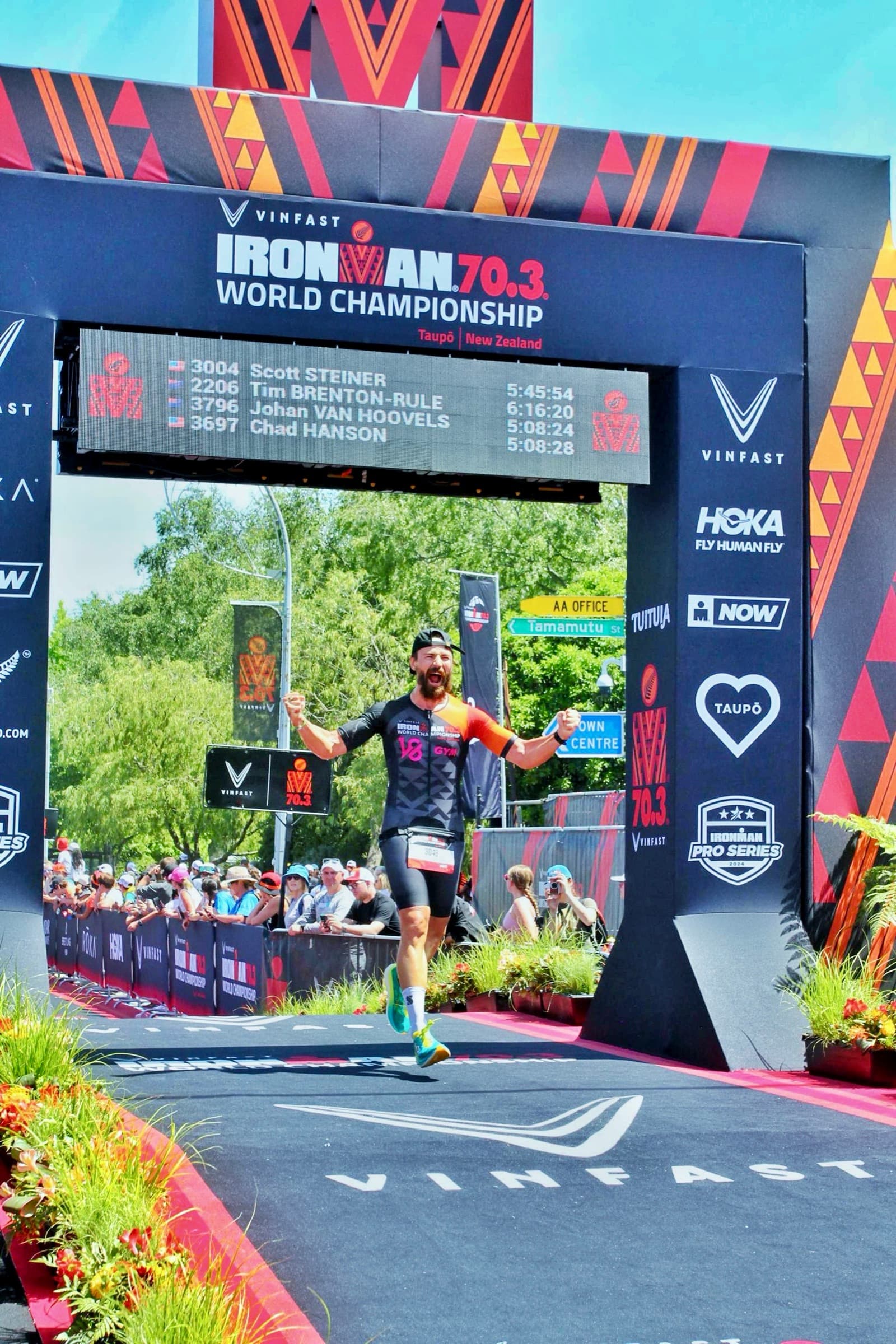 Finishing the IRONMAN 70.3 World Championship, Taupo 2024